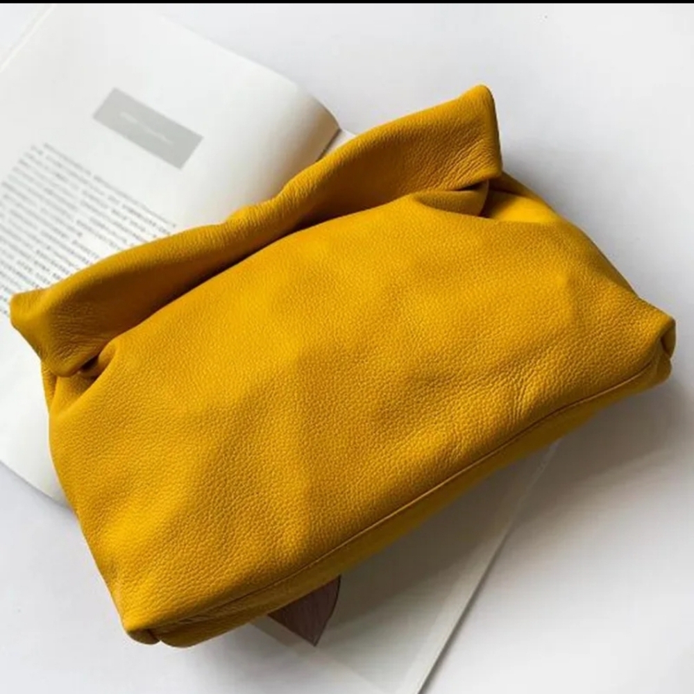 leather clutch